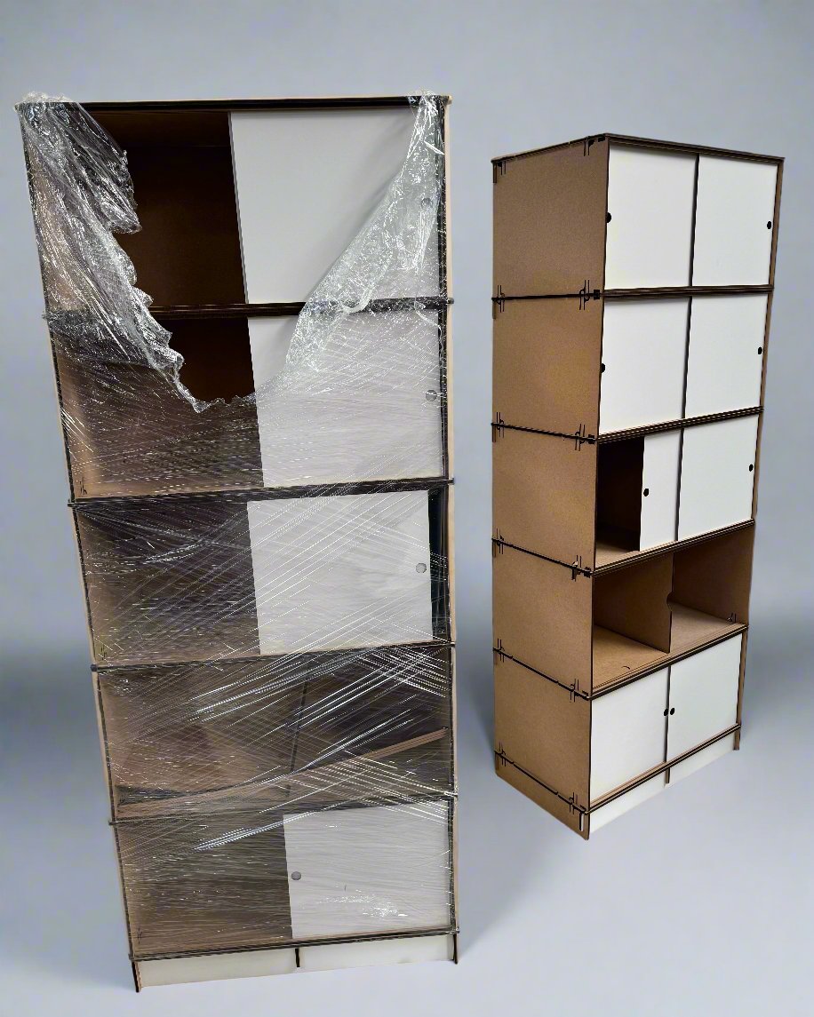 2 Minimalistic modular cabinet systems